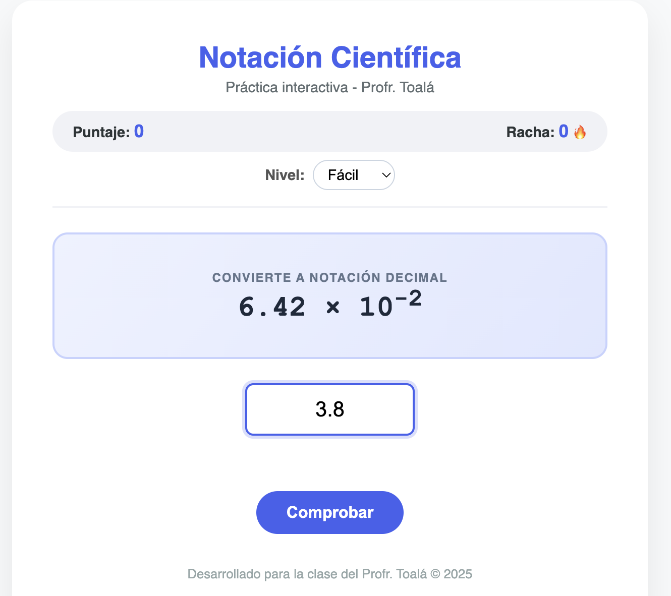 Calculadora Notacion Cientifica